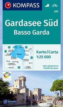 KOMPASS Wanderkarte 695 Gardasee Süd, Basso Garda, MAIRDUMONT: KOMPASS-Wanderkarten