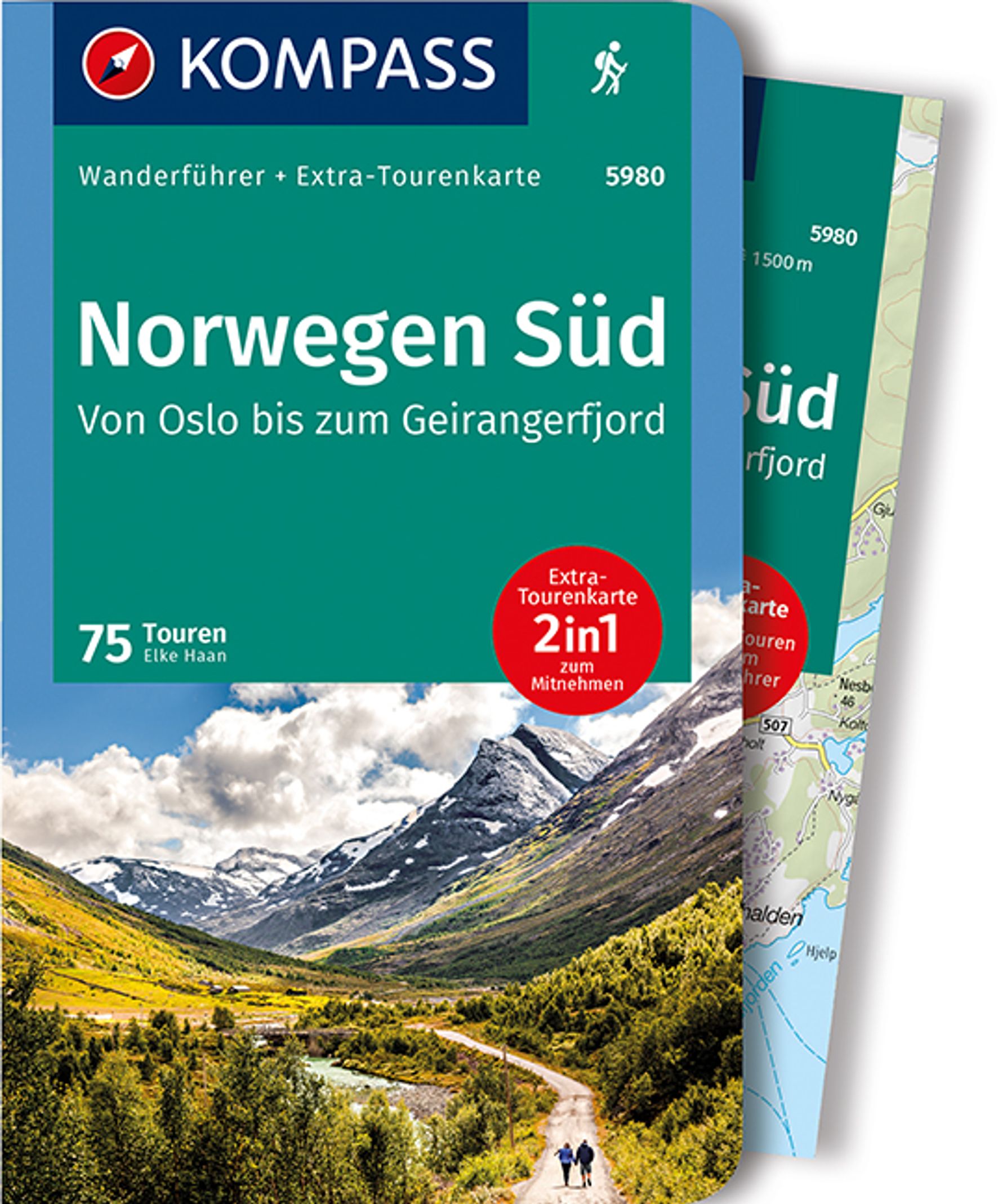 MAIRDUMONT Kompass Wanderführer Norwegen Süd (eBook)