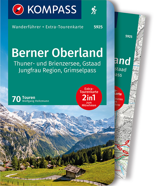 MAIRDUMONT KOMPASS Wanderführer Berner Oberland
